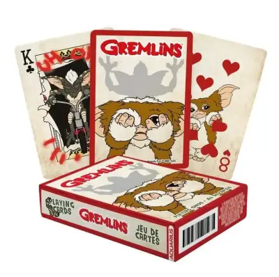 Figurine gremlins playing cards